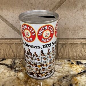 Iron City Beer 1975 Steelers Super Bowl Can